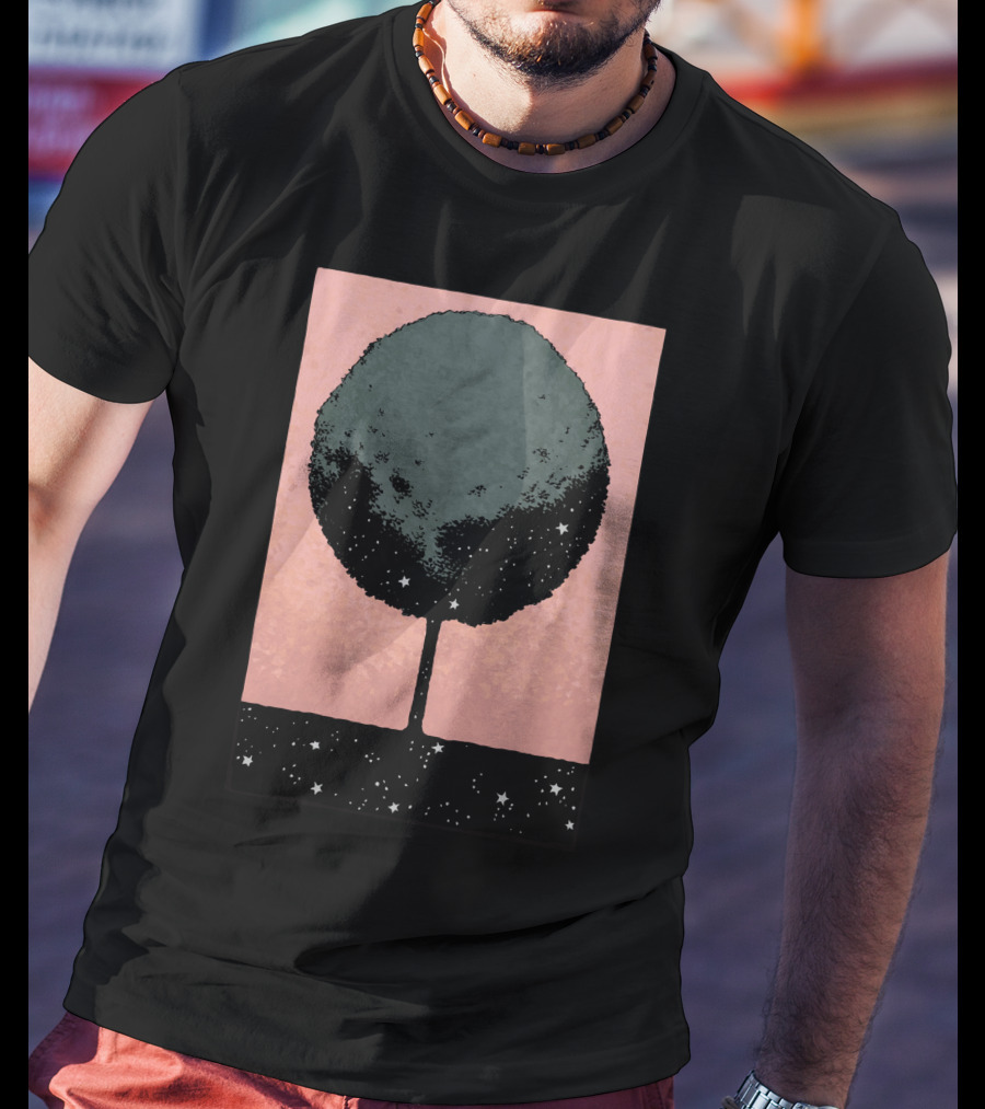 Tree Of Dreams Night Sky Stars T-Shirt