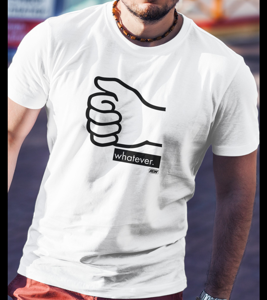 Orange Cassidy Whatever AEW Thumb Gesture T-Shirt