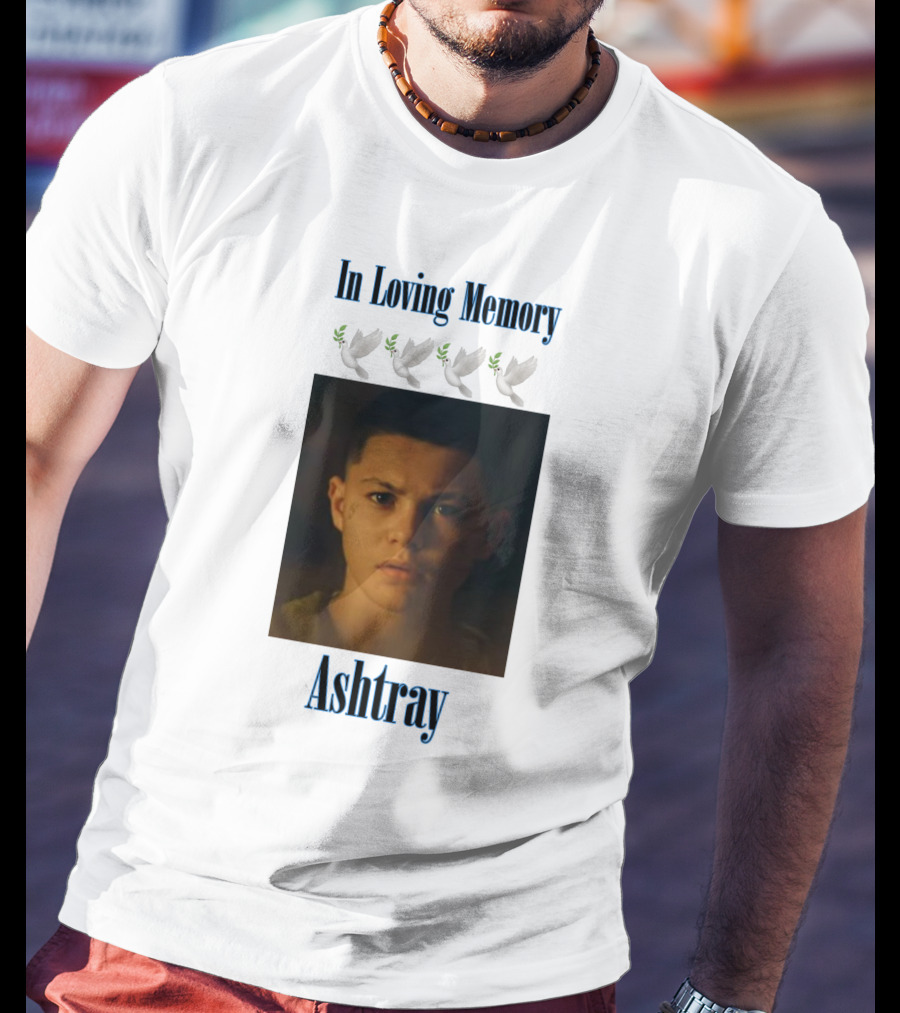 In Loving Memory Ashtray Stevenson Jean Doves T-Shirt