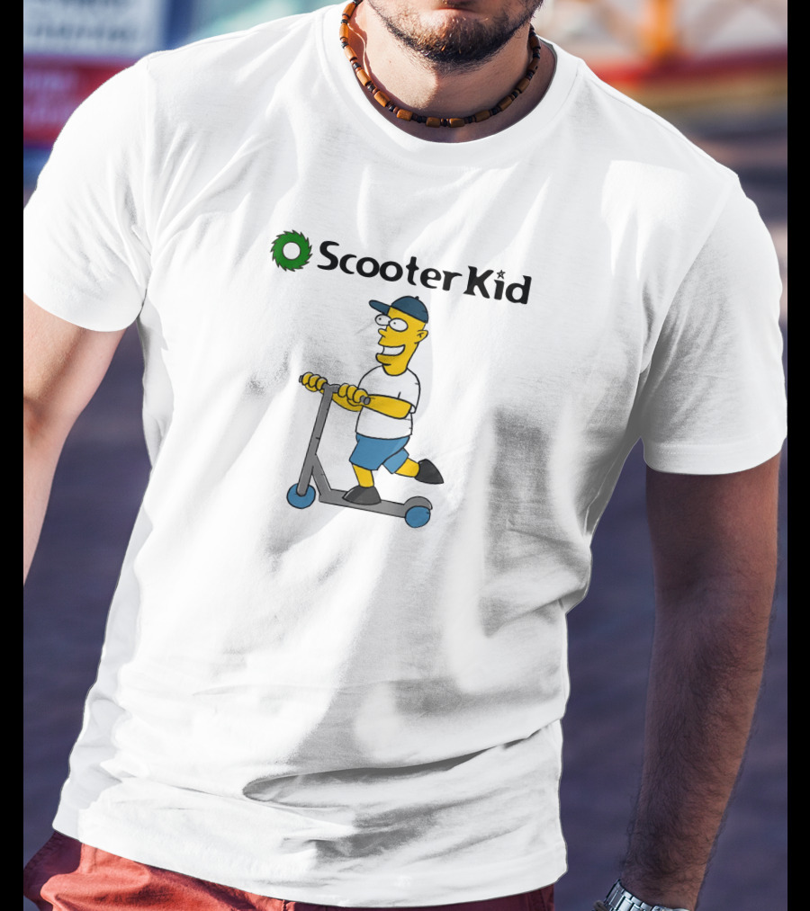 Kennybeats Scooter Kid Simpsons T-Shirt