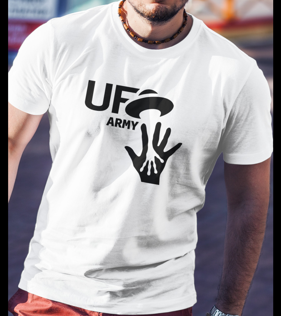 Ufo Army We Honking We Bonking Alien Hands T-Shirt
