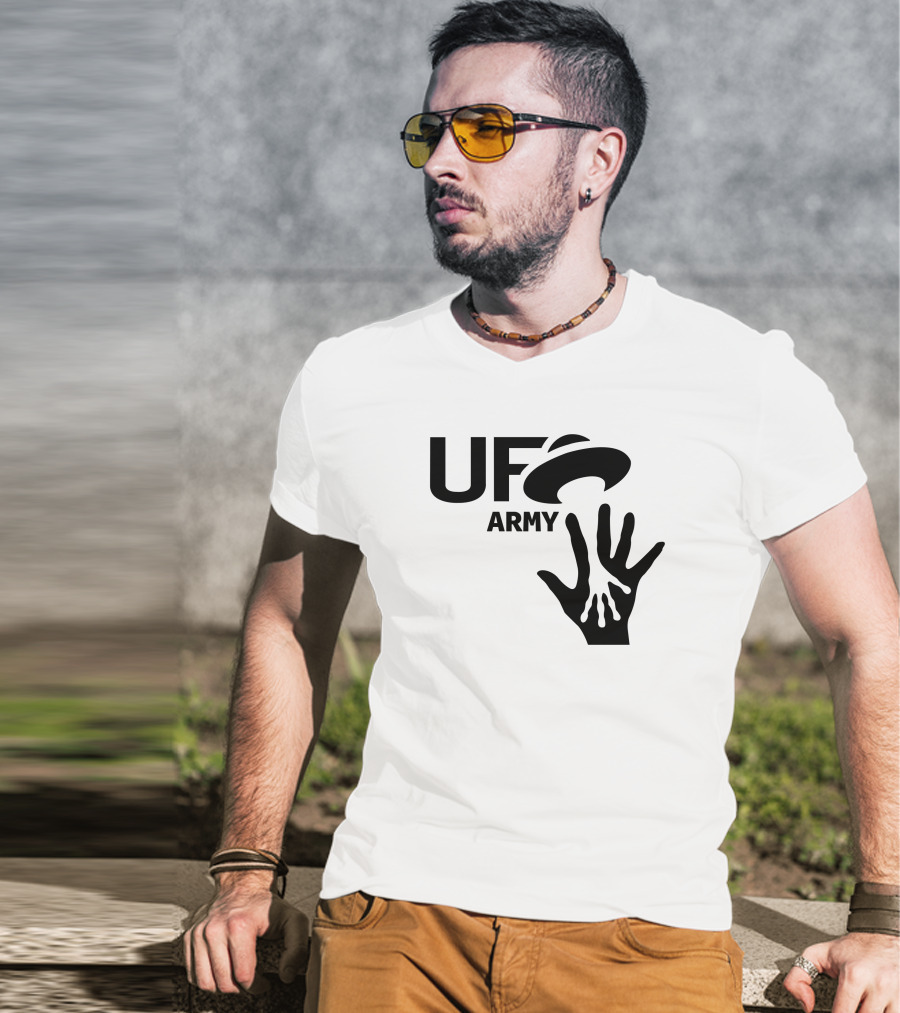 Ufo Army We Honking We Bonking Alien Hands T-Shirt