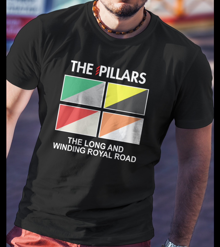 The Pillars The Long And Winding Royal Road Quadrant Colors T-Shirt
