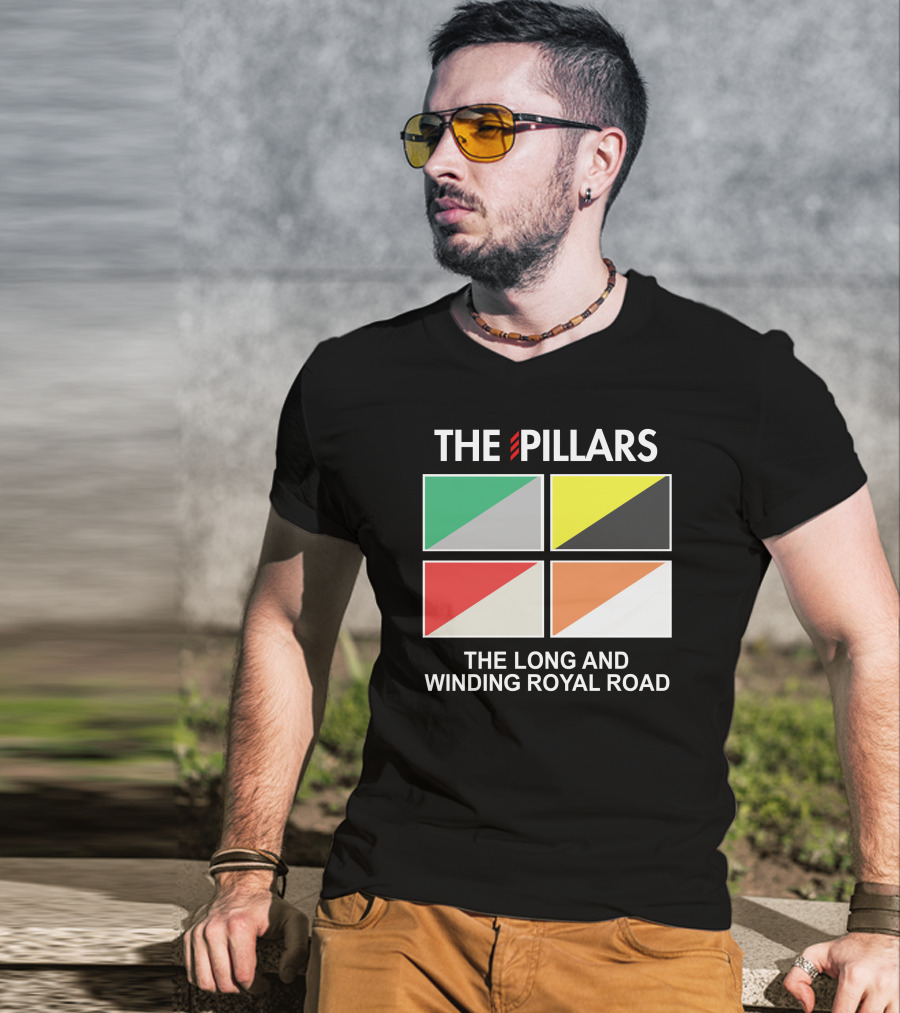 The Pillars The Long And Winding Royal Road Quadrant Colors T-Shirt