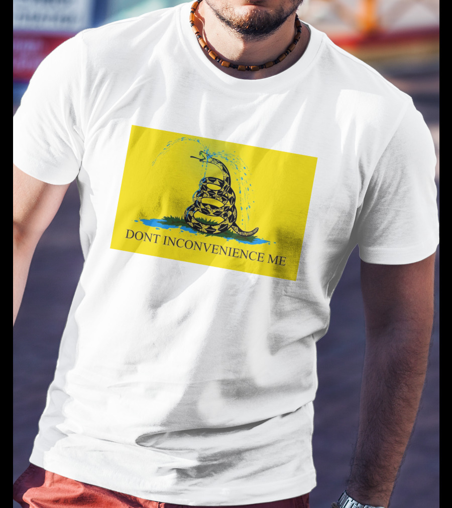 Jojofromjerz Don't Inconvenience Me Gadsden Flag T-Shirt