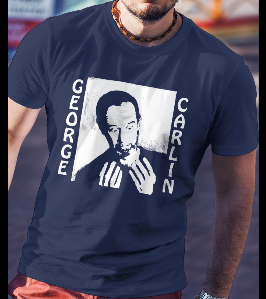 Wyco Vintage Shop Channing Tatum George Carlin It Only Hurts When I Think T-Shirt