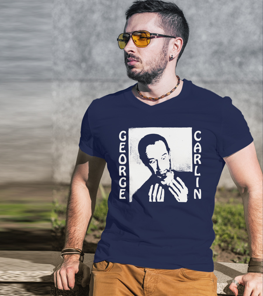 Wyco Vintage Shop Channing Tatum George Carlin It Only Hurts When I Think T-Shirt