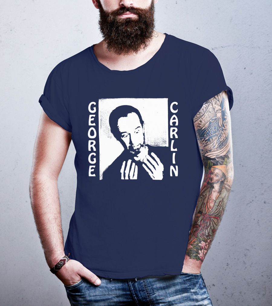 Wyco Vintage Shop Channing Tatum George Carlin It Only Hurts When I Think T-Shirt