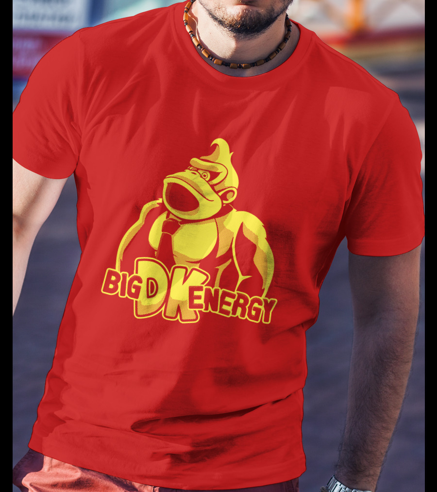 Punch Store Big DK Energy Gorilla Retro Gaming Inspired T-Shirt
