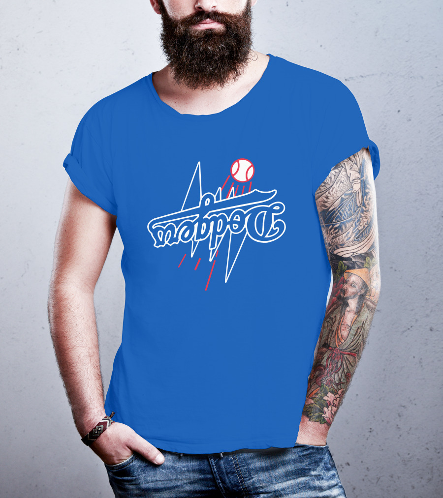 Dodgers Bolt Baseball T-Shirt