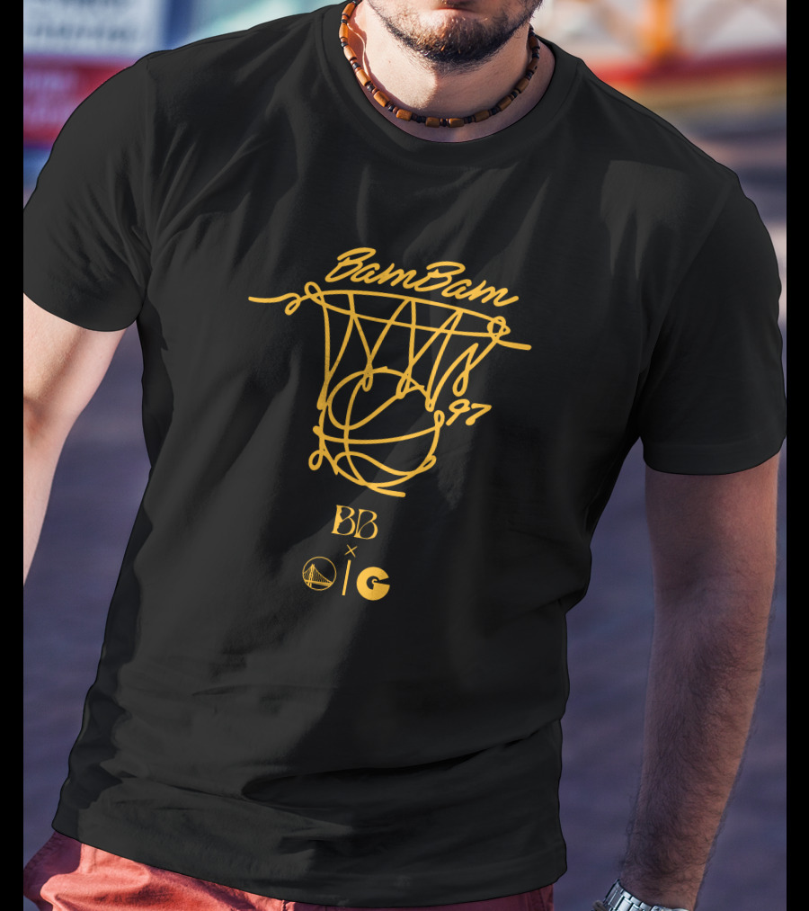 Warriors Shop BamBam Above Rim 97 BB X GSW Warriors Fanatics Men's T-Shirt