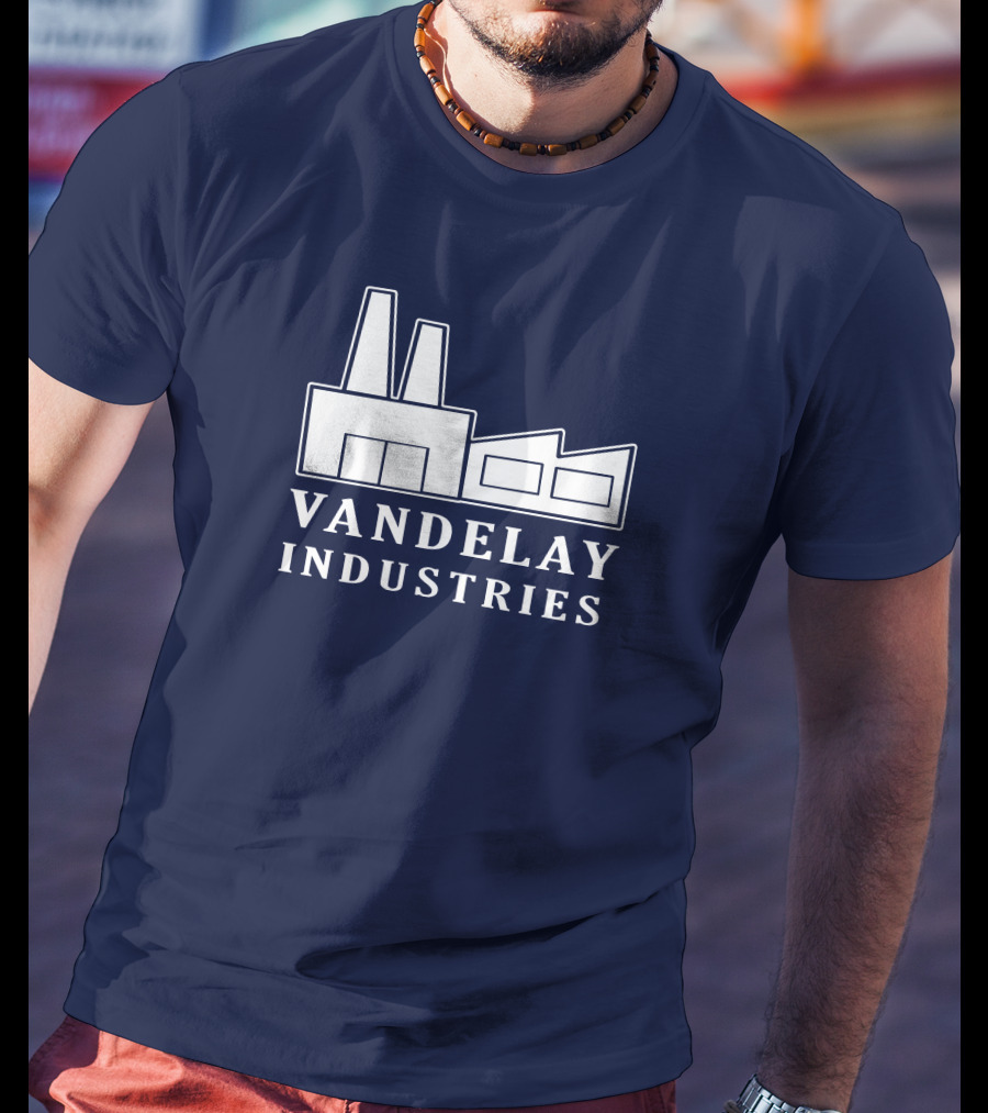 Seinfeldism Vandelay Industries Iconic Factory Logo Mashup The Vandelay T-Shirt