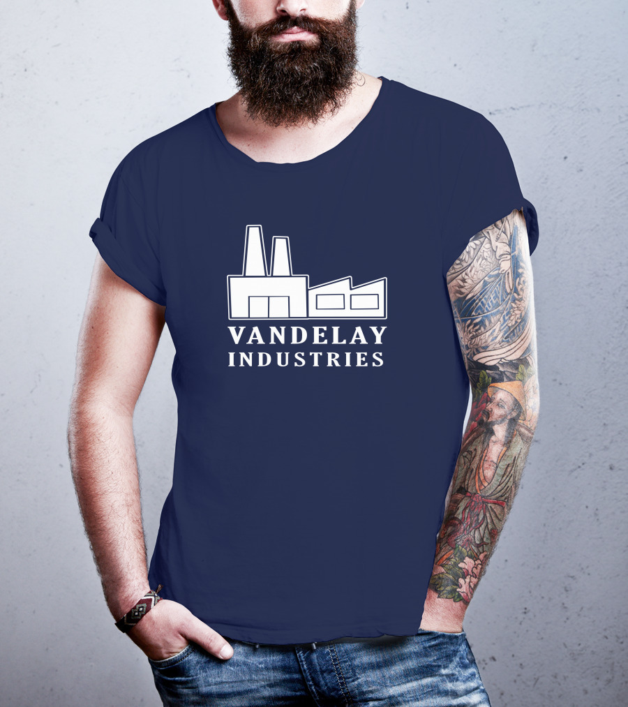 Seinfeldism Vandelay Industries Iconic Factory Logo Mashup The Vandelay T-Shirt
