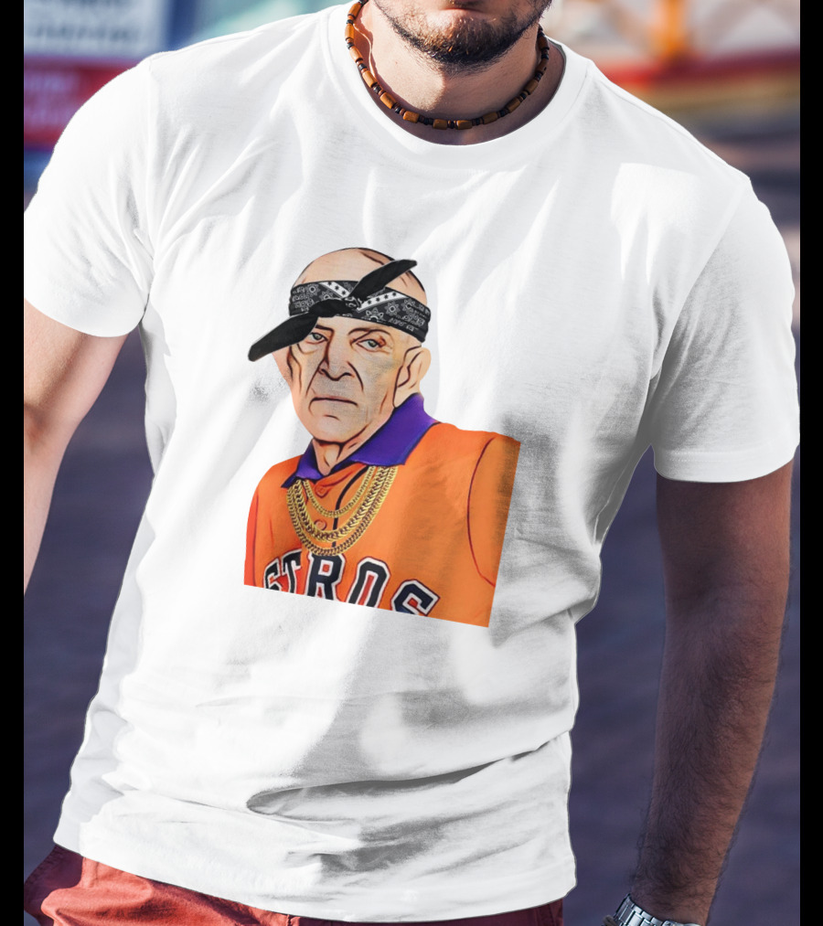 Mattress Mack Astros Bandana Chains T-Shirt