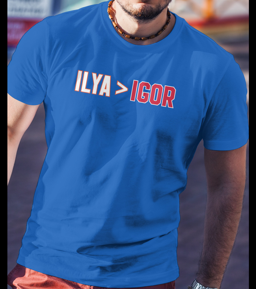 ILYA Greater Than IGOR Bold Rivalry T-Shirt