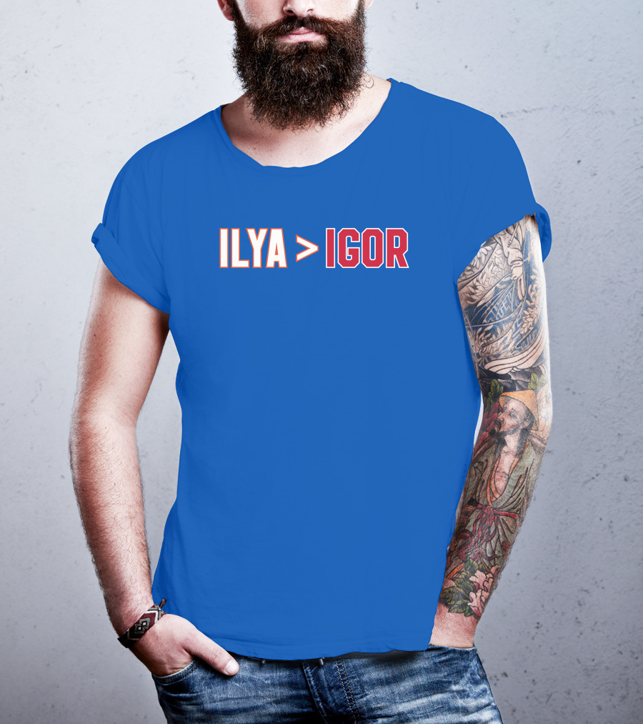 ILYA Greater Than IGOR Bold Rivalry T-Shirt