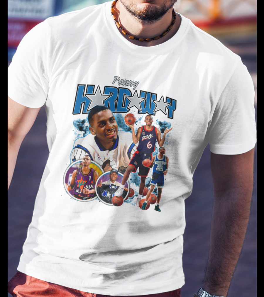 Penny Hardaway Sparkboyzco Merch NBA USA Basketball Memphis State T-Shirt