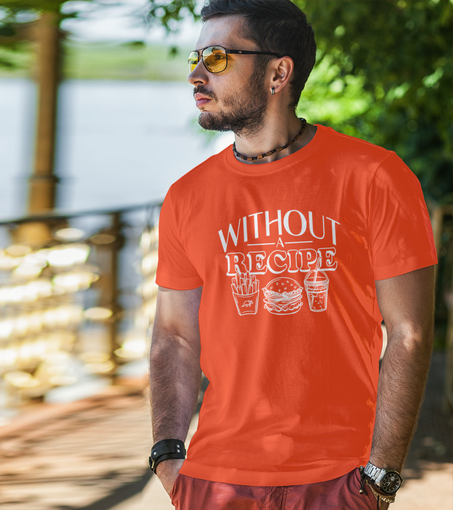 Without A Recipe The Try Guys Merch Burger Fries Drink T-Shirt
