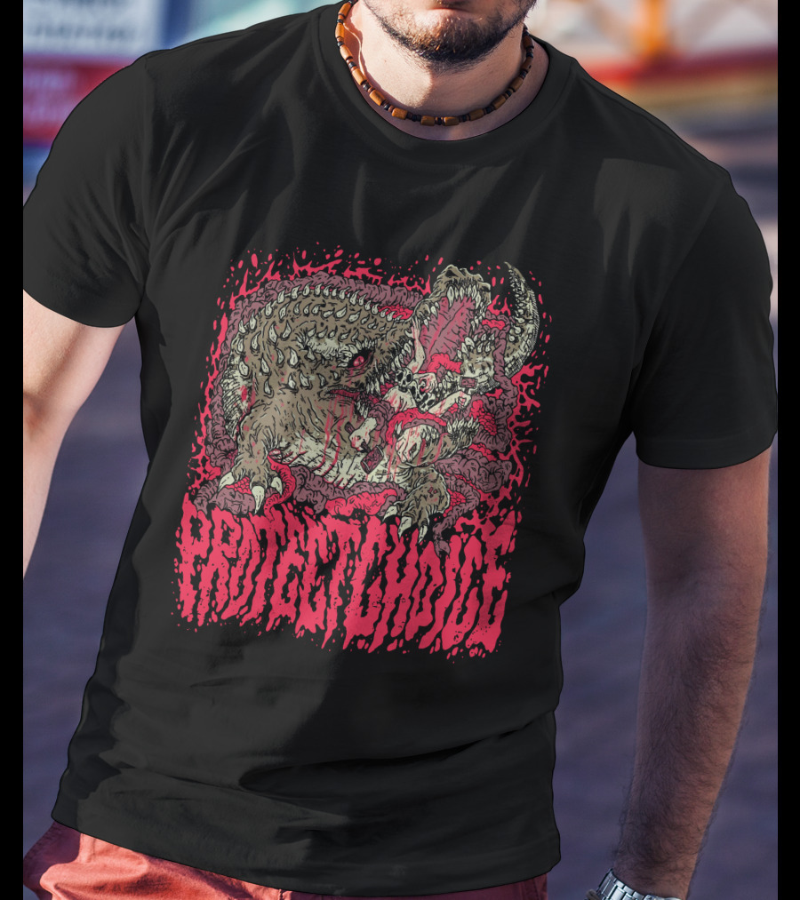 Protect Choice Fierce Gator Attack Scene T-Shirt