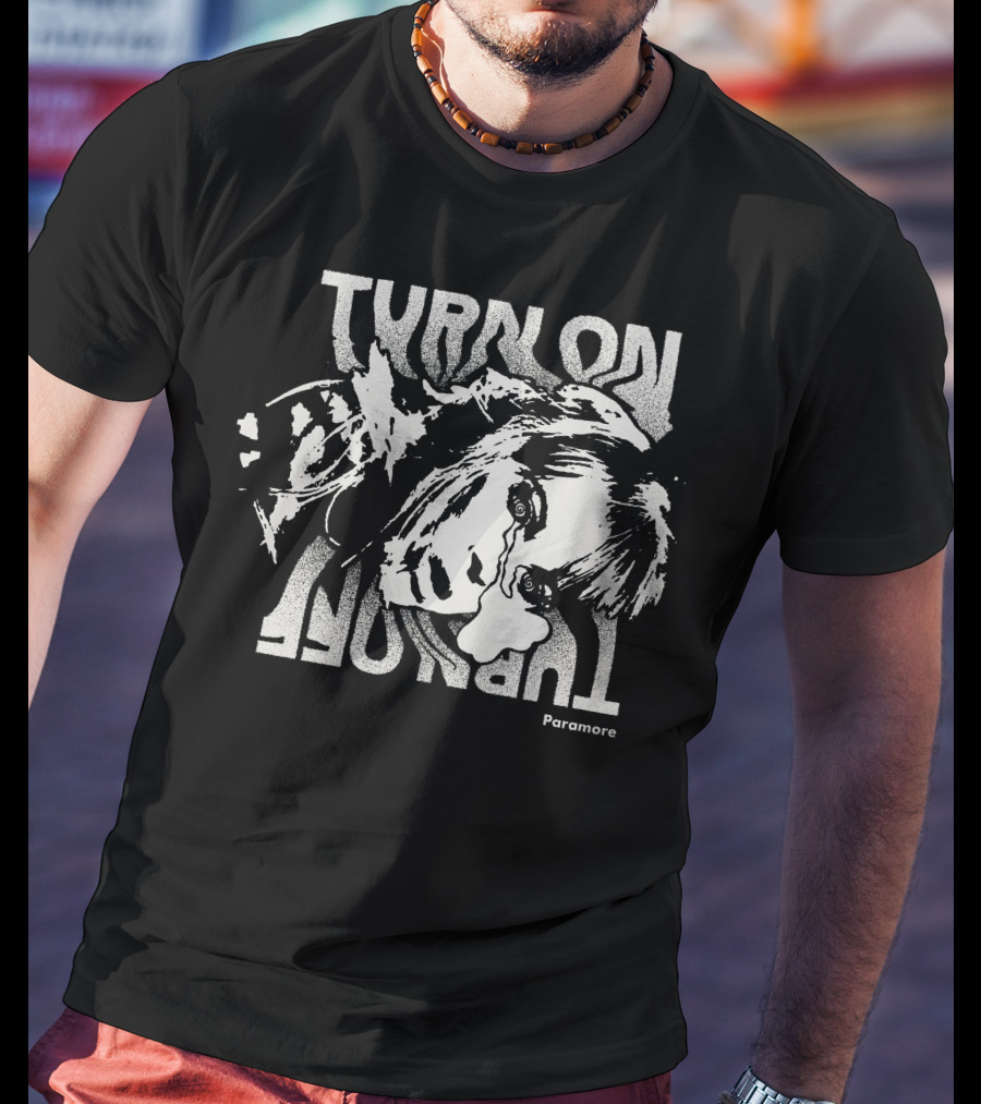 Paramore Turn On Turn Off Distressed Crying T-Shirt