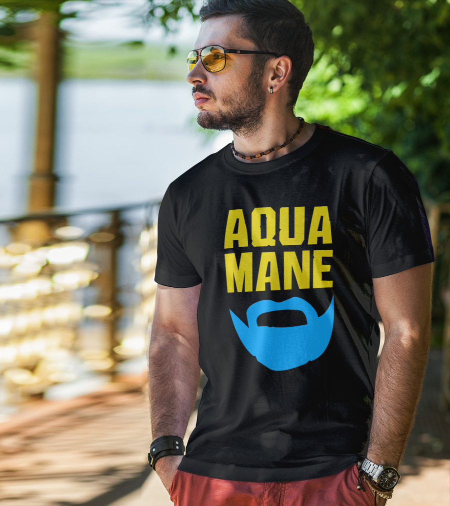 Memphis Grizzlies Aqua Mane Beard T-Shirt