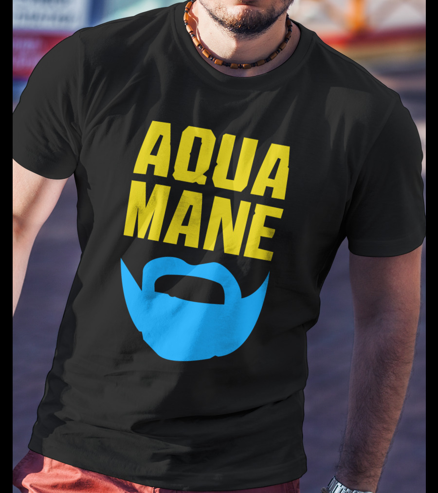 Memphis Grizzlies Aqua Mane Beard T-Shirt