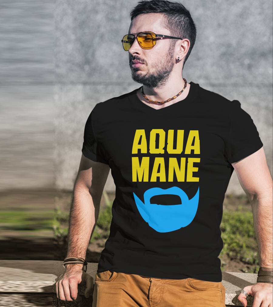 Memphis Grizzlies Aqua Mane Beard T-Shirt