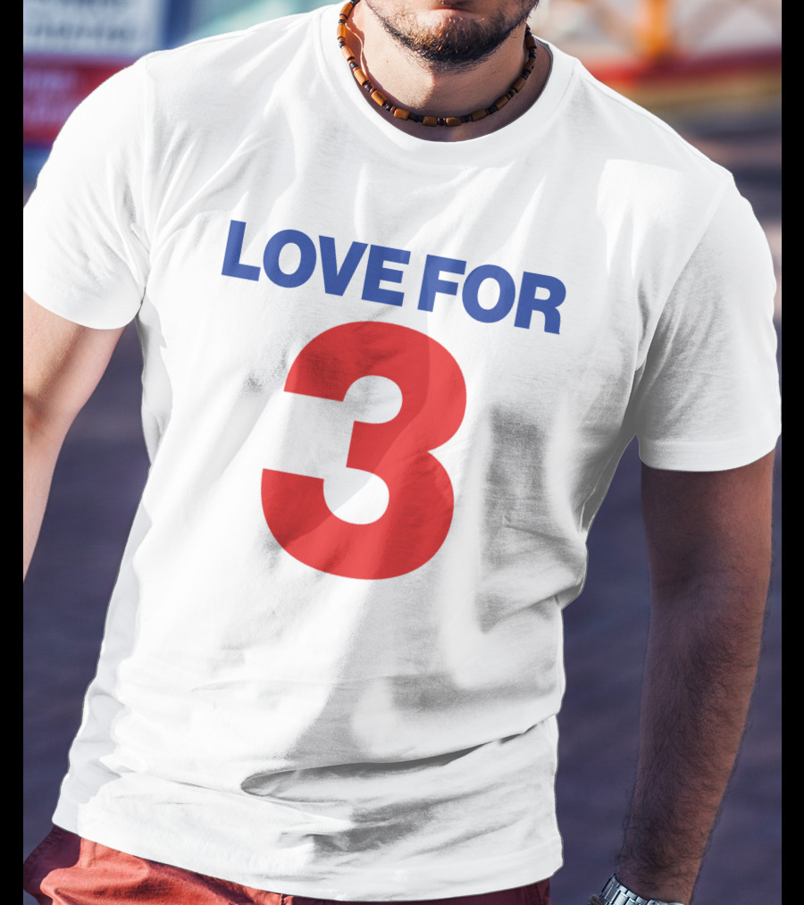 Sabres Love For 3 T-Shirt