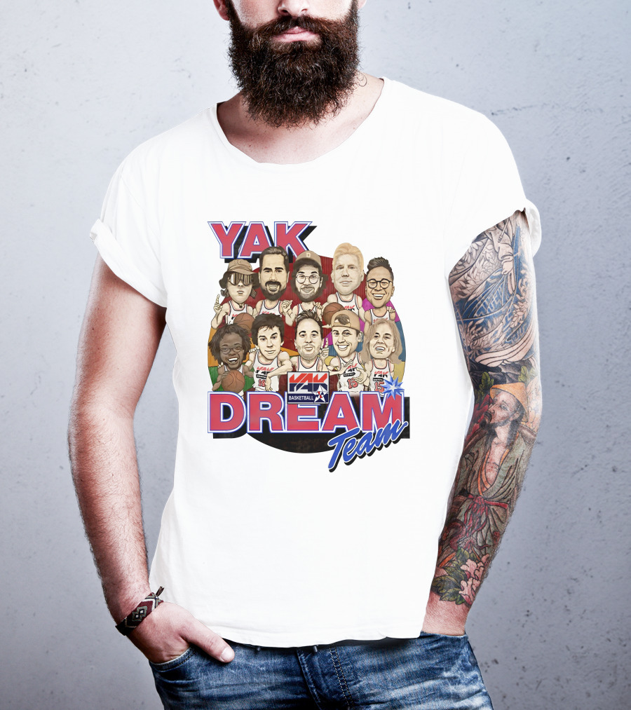 Yak Dream Team Basketball Van Fan T-Shirt