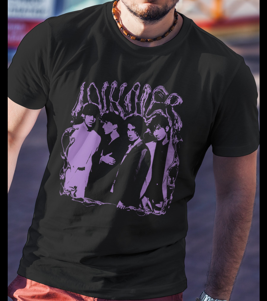 Inhaler Band Purple Photo T-Shirt