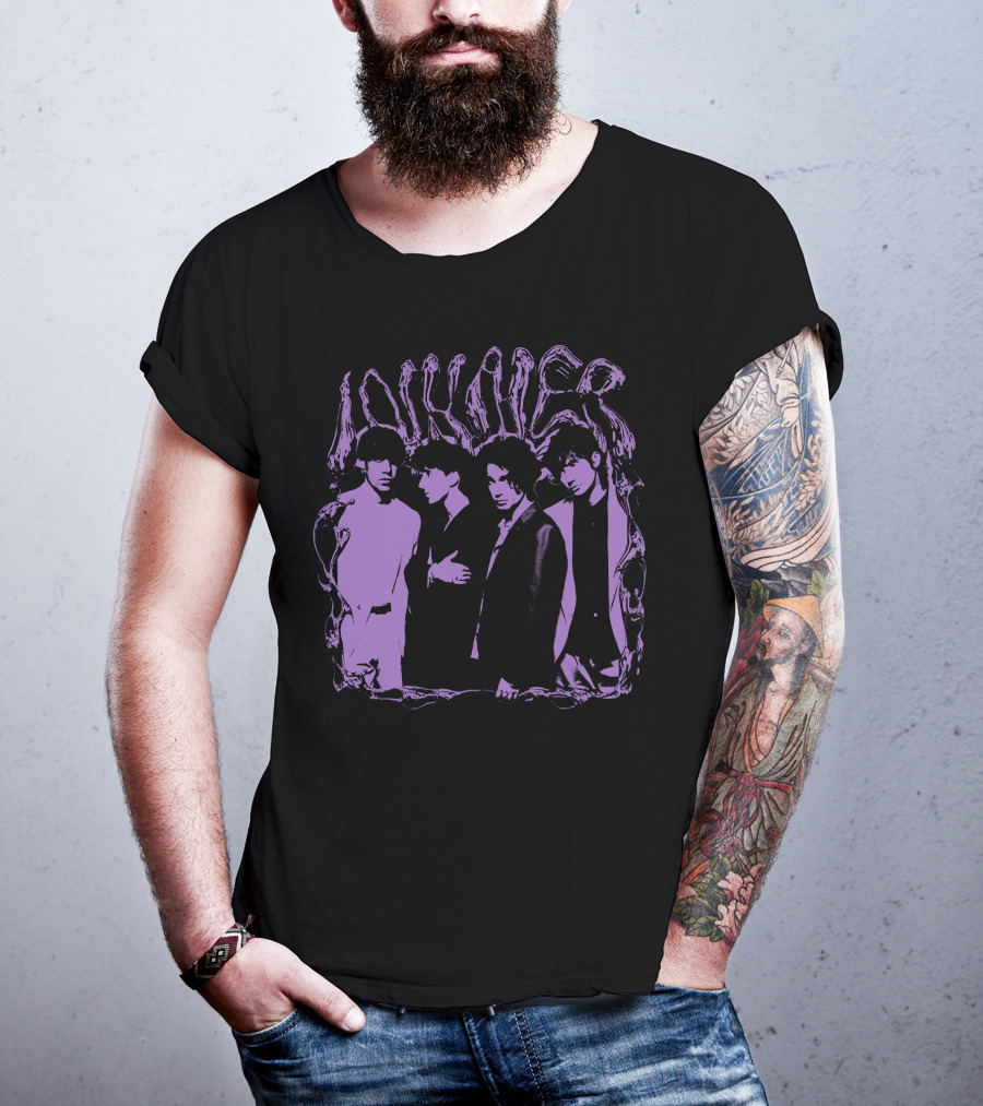 Inhaler Band Purple Photo T-Shirt