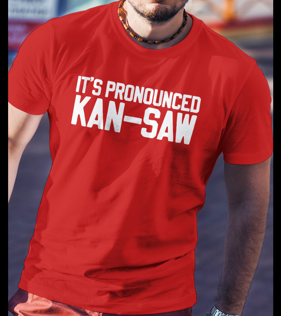Hogs It's Pronounced Kan Saw Arkansas Razorbacks T-Shirt