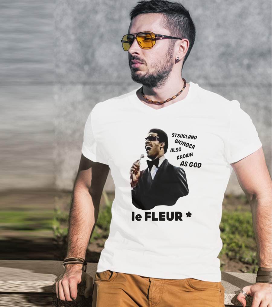Steveland Wonder Also Known As God Le Fleur T-Shirt