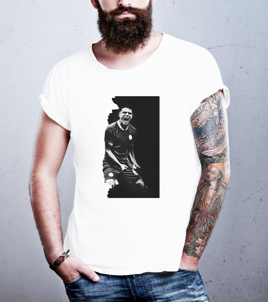 O Monstro Soccer Celebration Iconic Athlete Performance T-Shirt