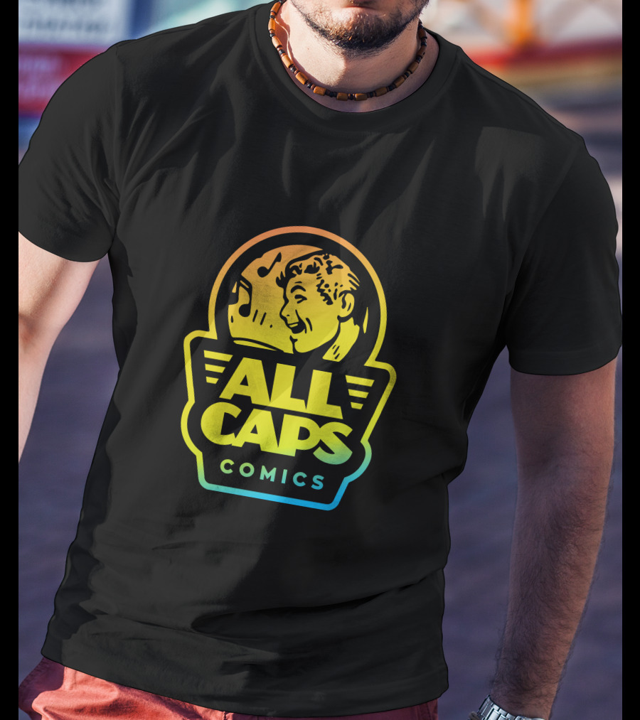 Mandy Summers All Caps Comics Logo Vintage Style Retro T-Shirt