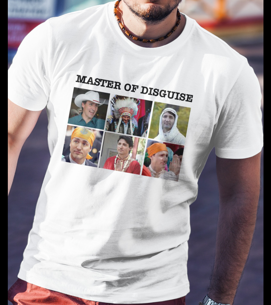 Master Of Disguise Collection Featuring Various Cultural Attire T-Shirt