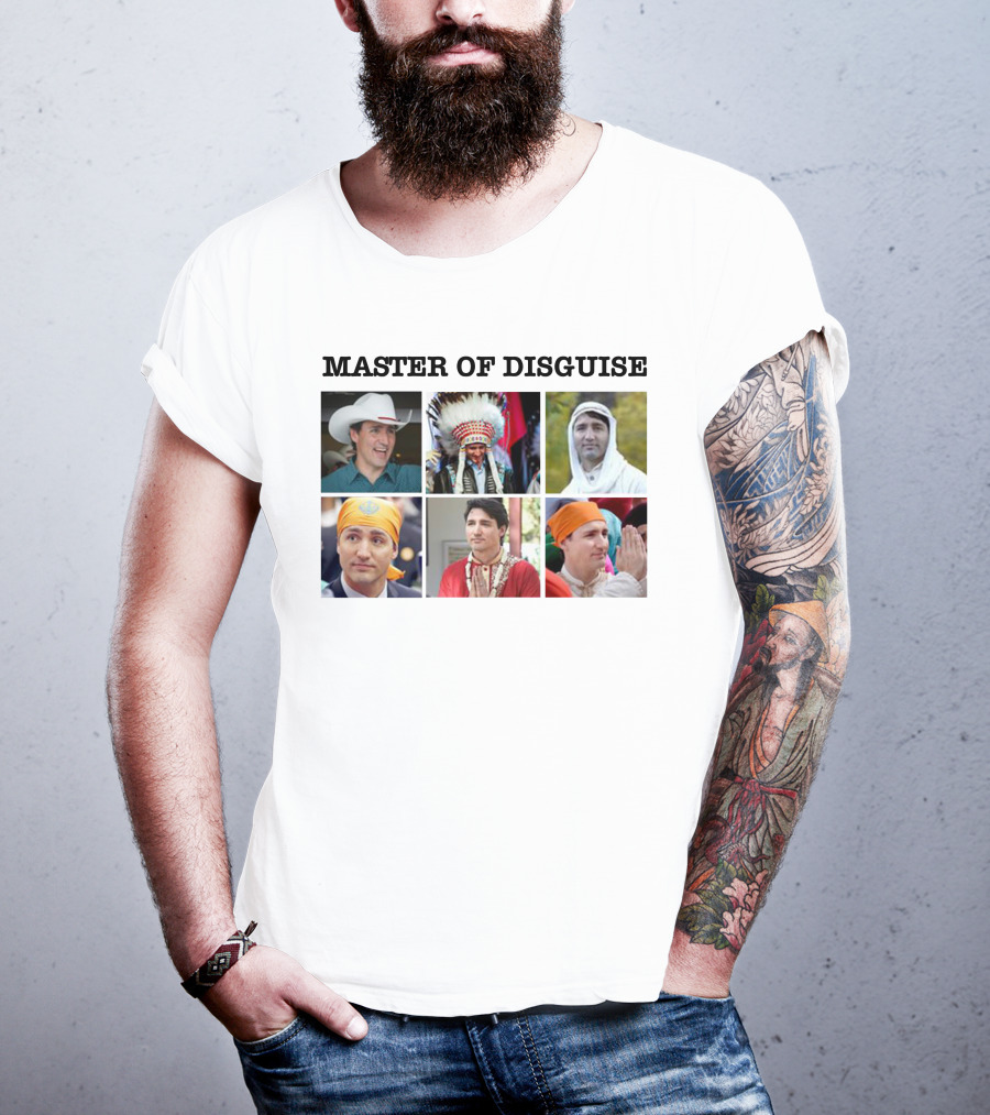 Master Of Disguise Collection Featuring Various Cultural Attire T-Shirt