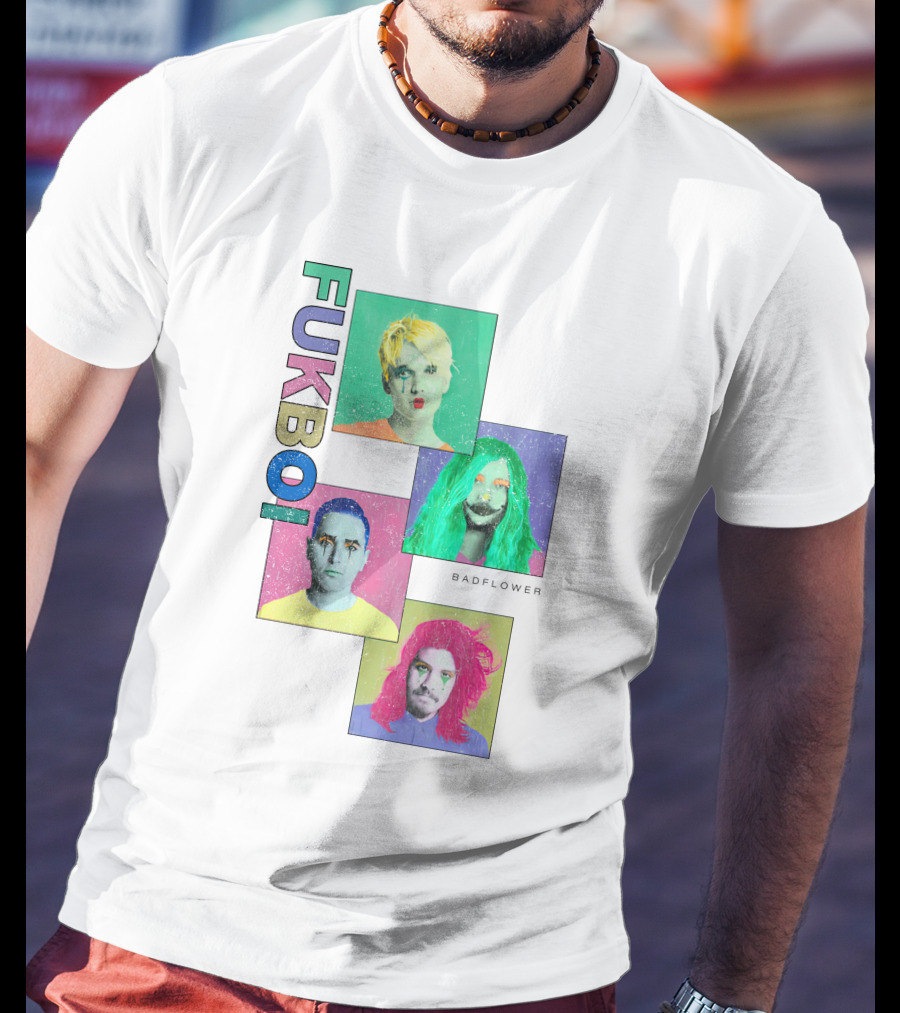 Badflower Fukboi Colorful Portraits T-Shirt