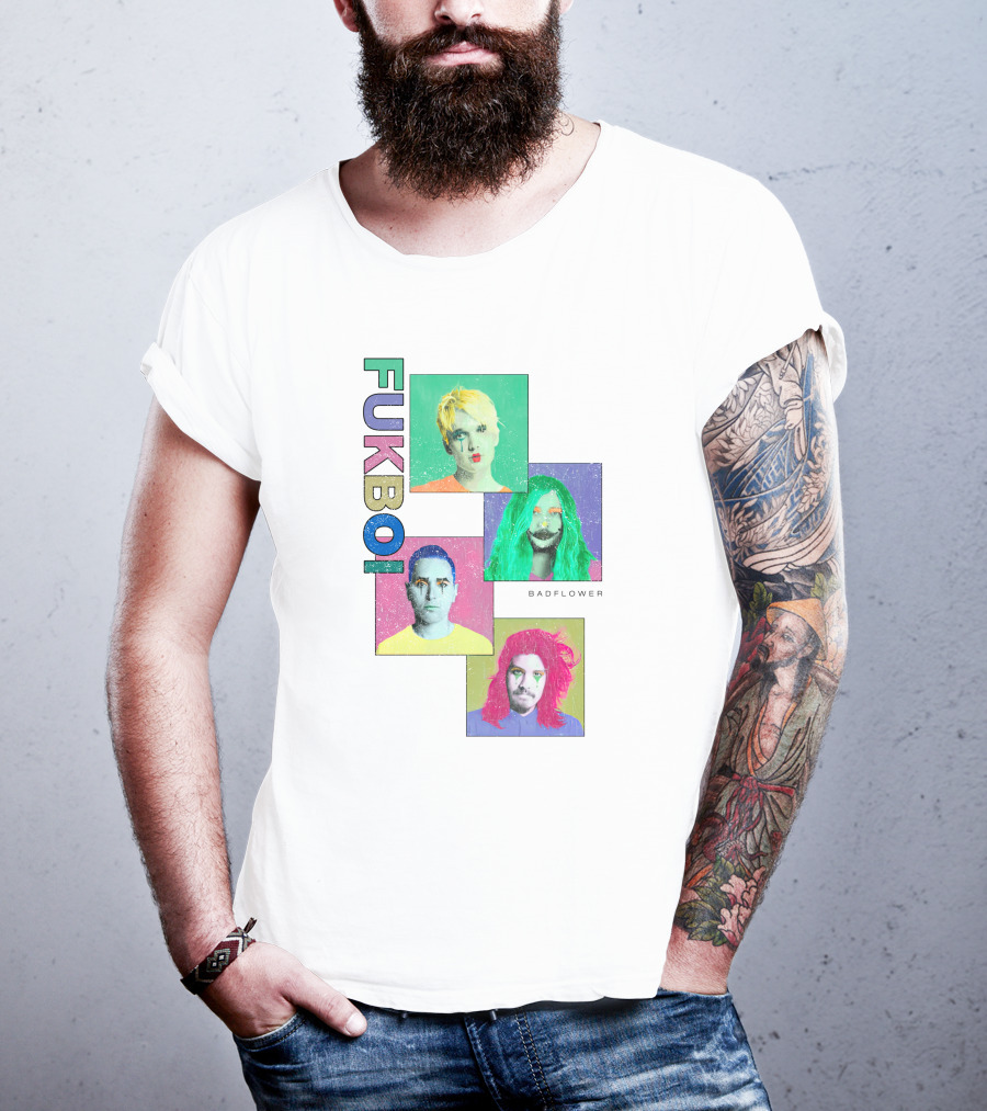 Badflower Fukboi Colorful Portraits T-Shirt