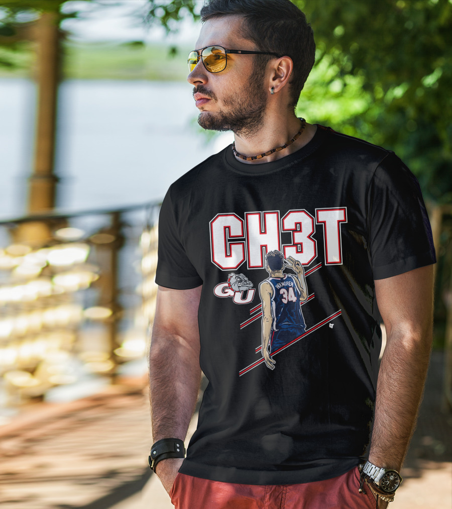 CH3T Gonzaga Holmgren 34 GU Bulldogs T-Shirt