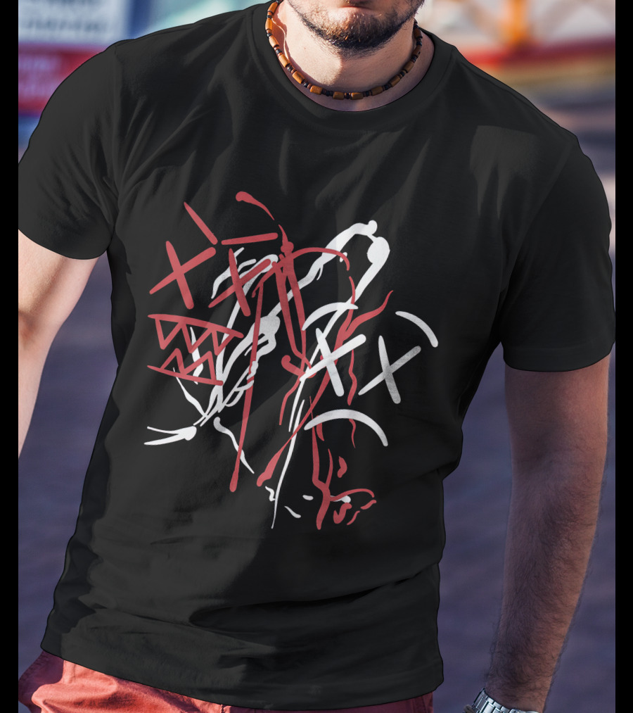 DC The Don Merch Abstract Scribble Faces T-Shirt