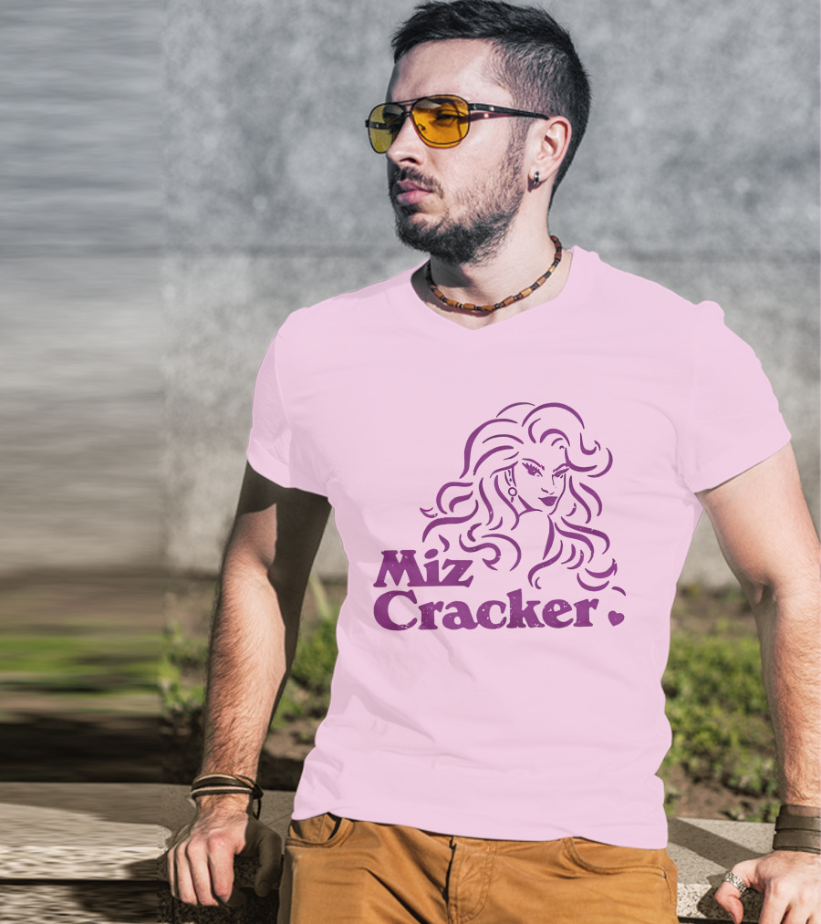 Miz Cracker Drag Queen Graphic Typography T-Shirt