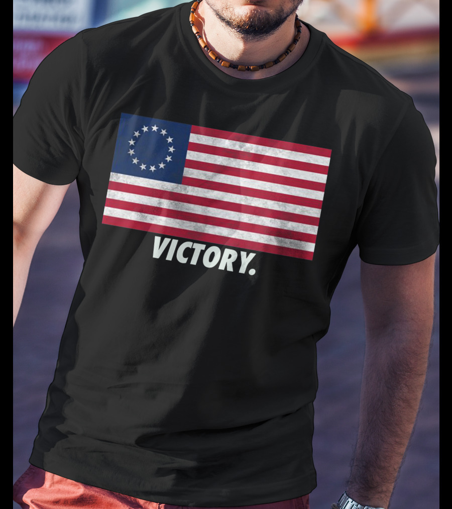 Betsy Ross Flag Victory T-Shirt