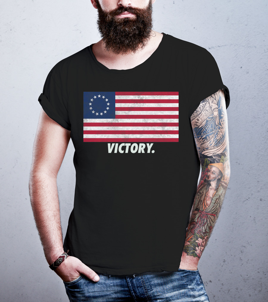 Betsy Ross Flag Victory T-Shirt