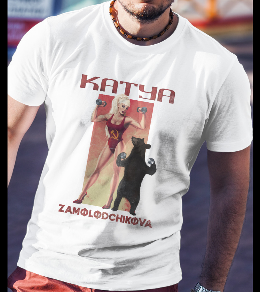 Katya Zamolodchikova Fitness Soviet Bear T-Shirt