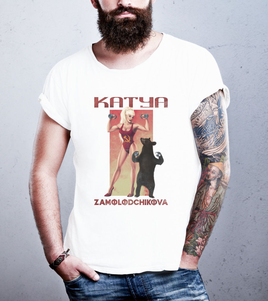 Katya Zamolodchikova Fitness Soviet Bear T-Shirt