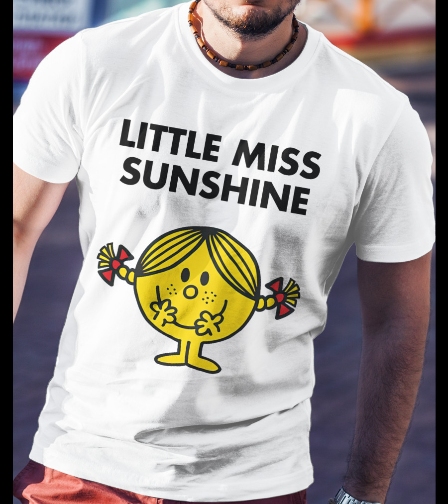 Little Miss Sunshine Character Poses With Pigtails And Smile T-Shirt