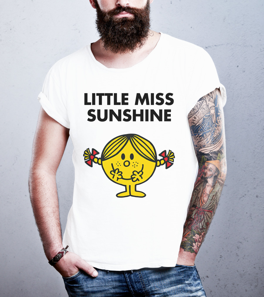 Little Miss Sunshine Character Poses With Pigtails And Smile T-Shirt