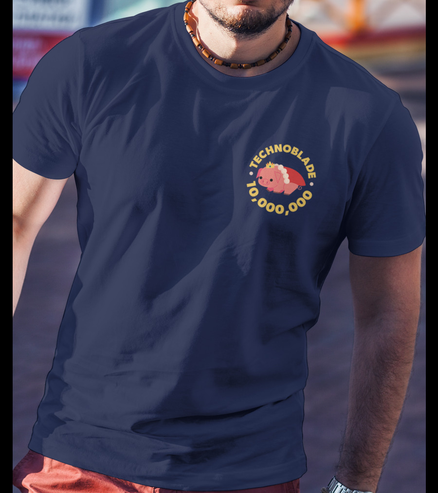 Technoblade 10,000,000 Pig Crown T-Shirt