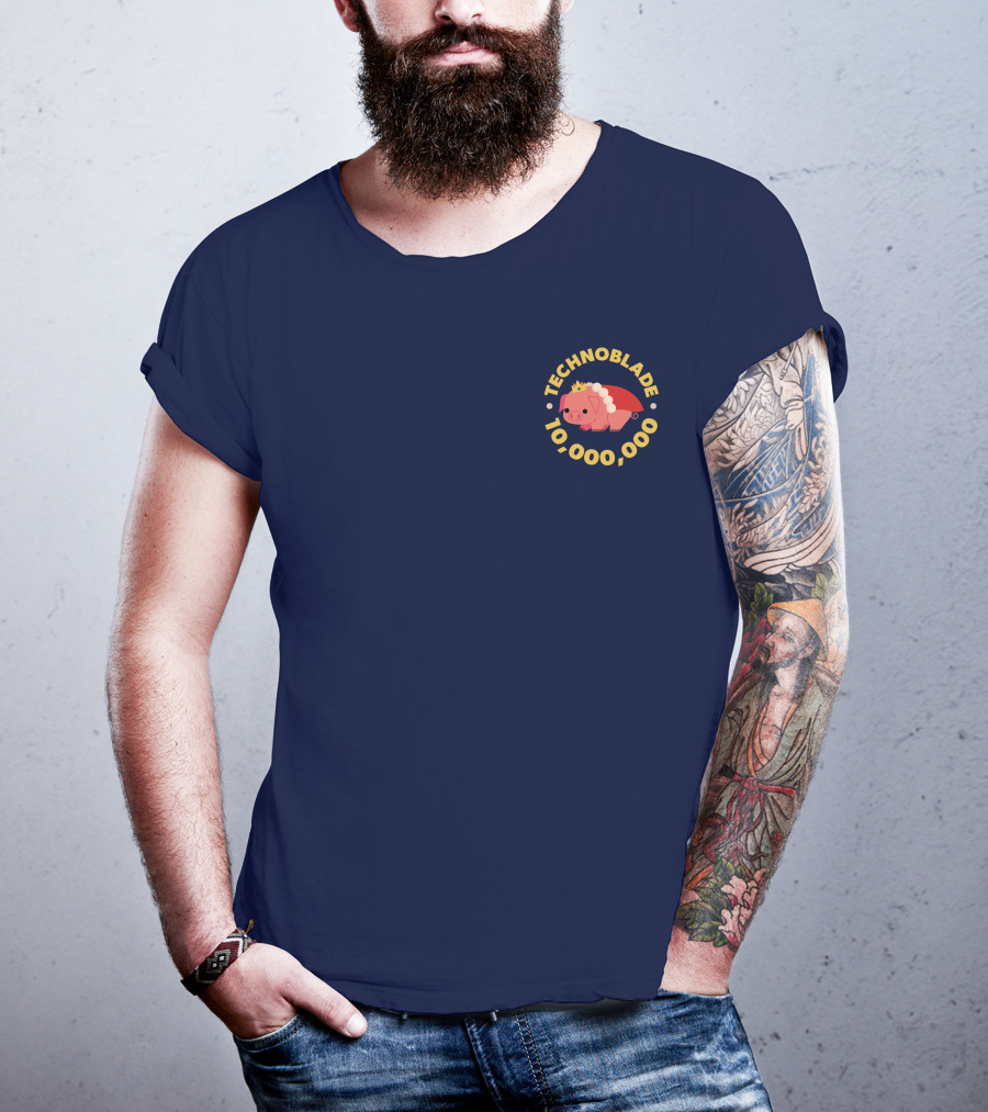 Technoblade 10,000,000 Pig Crown T-Shirt